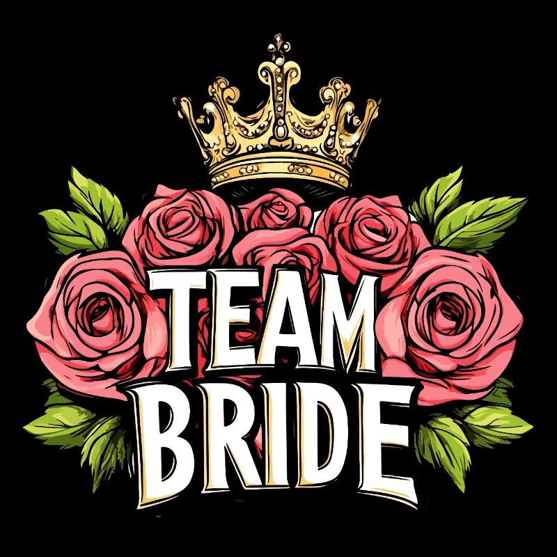 Équipe Roses de mariage de mariée