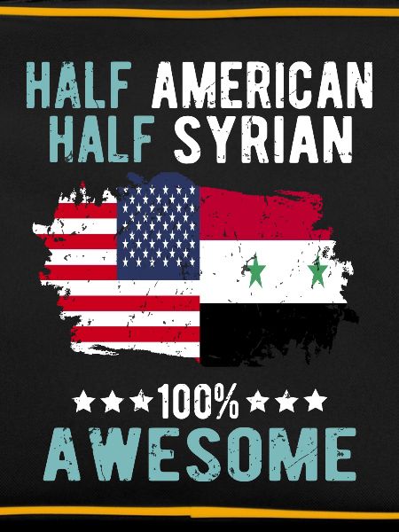 Half American, half Syrian