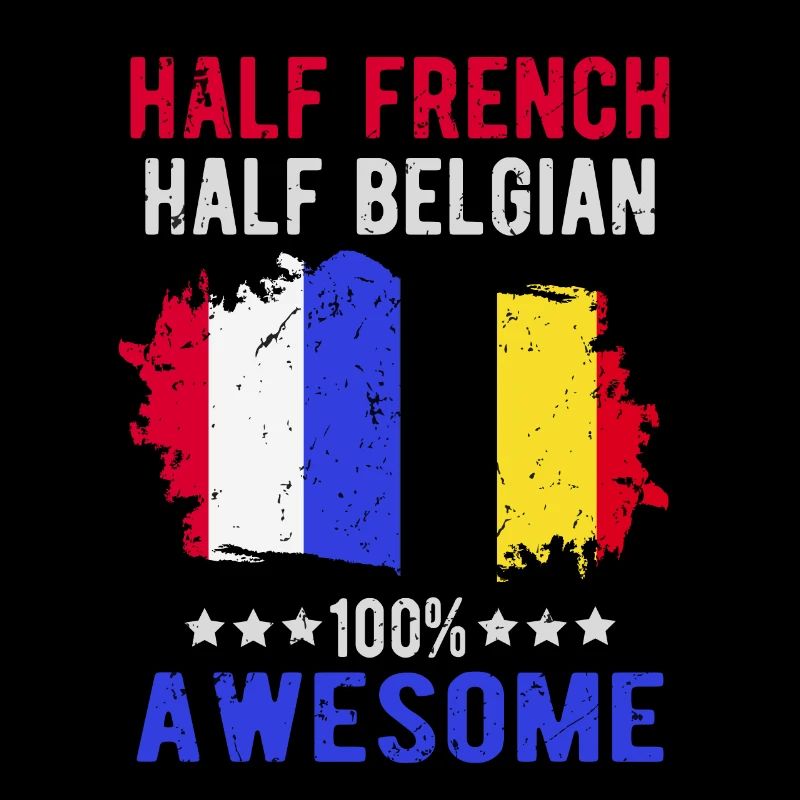 Moitié Français moitié belge