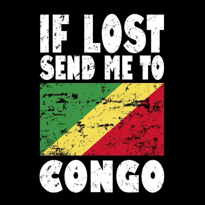 Kongo Flagge Spruch