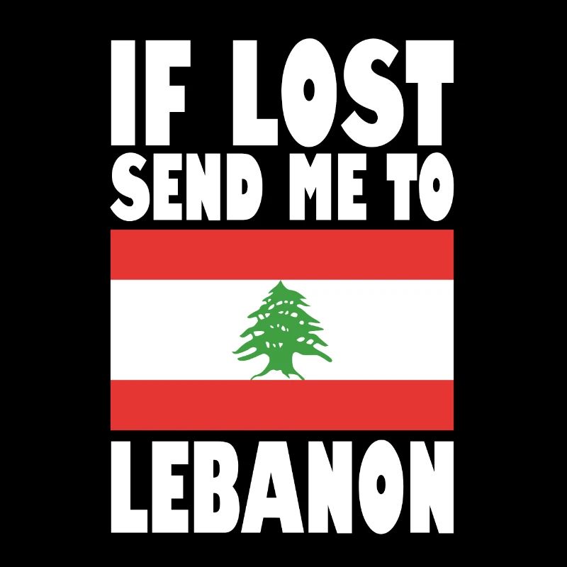 Libanon Flagge Spruch