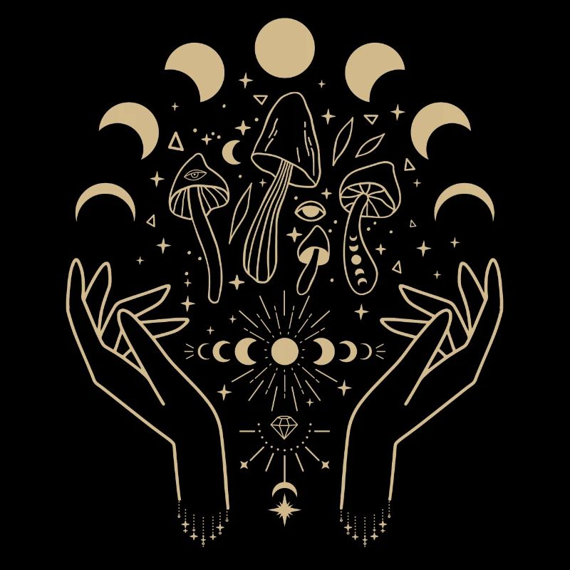 Boho Mushrooms Cottage Core Aesthetic Goblincore