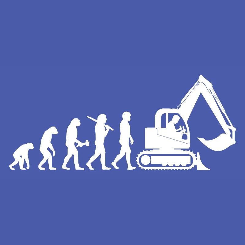 Baggerfahrer Baggerführer Evolution Cadeau