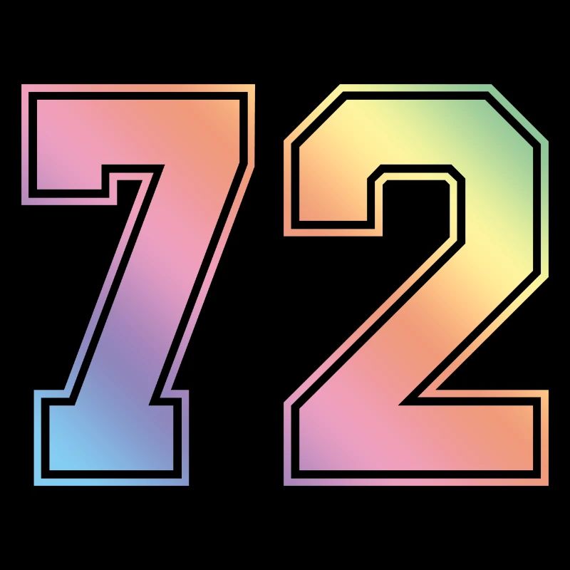 72 Nombre coloré