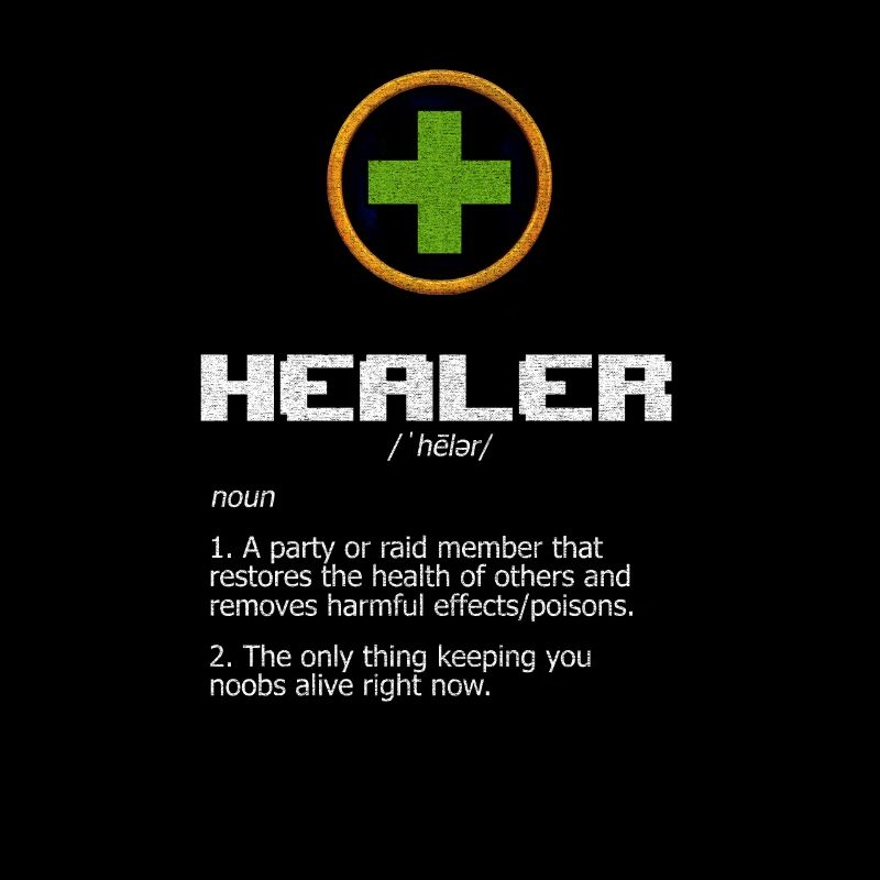 Funny role playing game MMO MMORPG Healer roles
