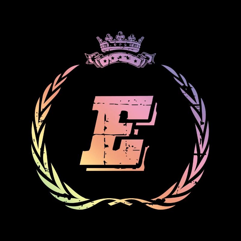 Couronne de lettres E