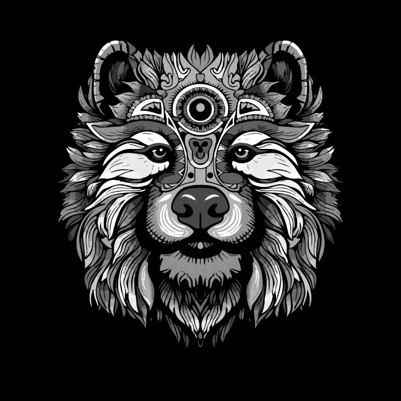 Chow Chow Dog Dog Head