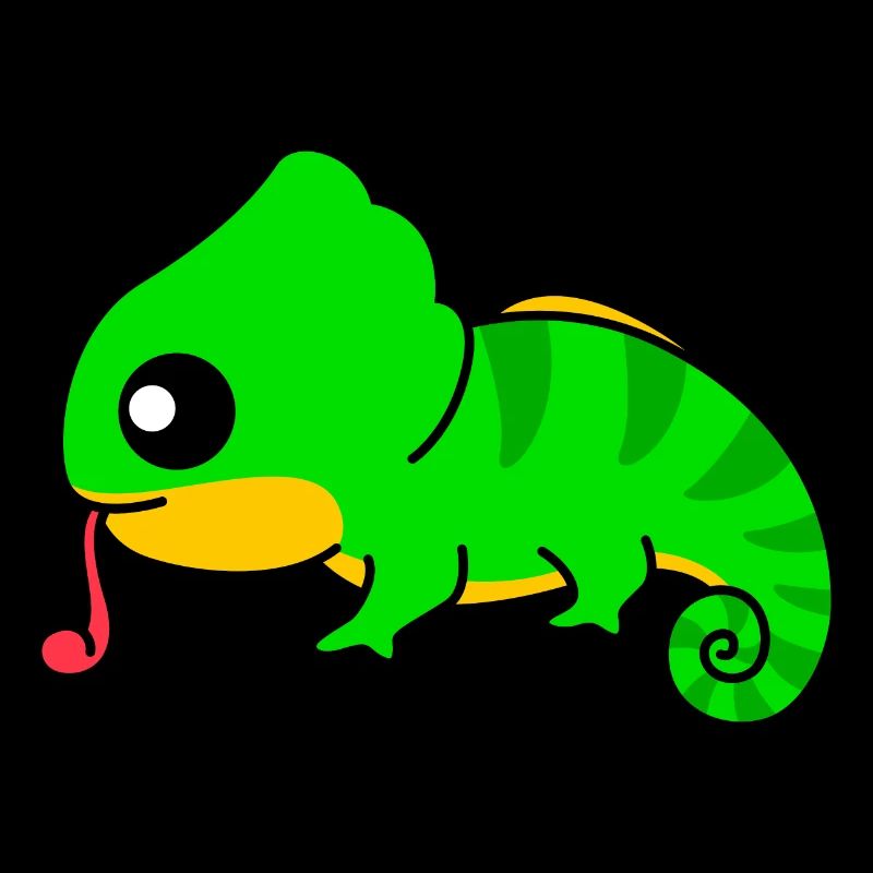 Chameleon Comic Animal