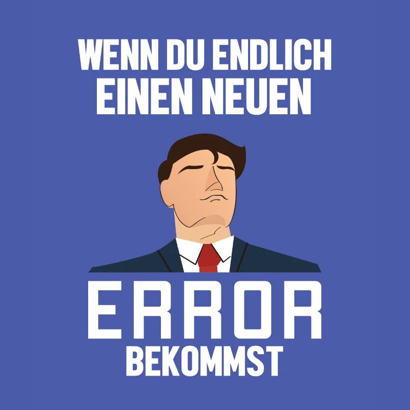 Neuen Error Bekommen Developer Coder Programmierer