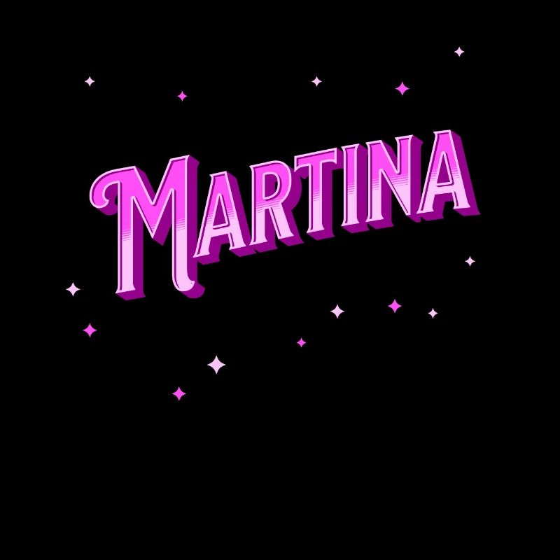 Martina's name personalized
