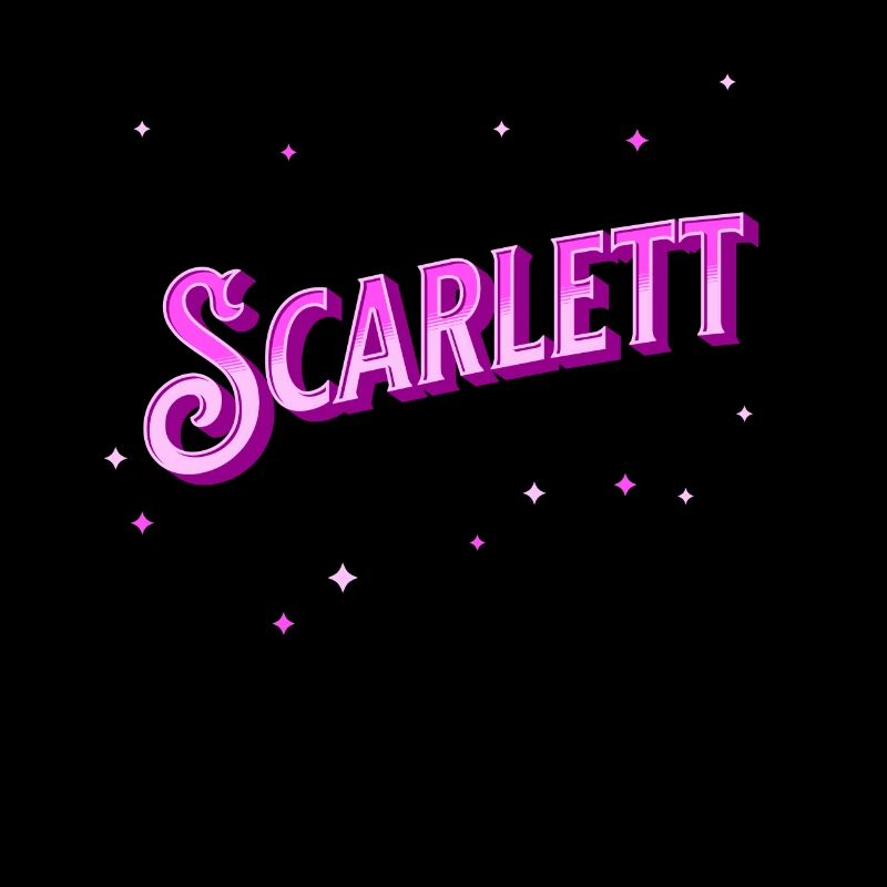 Scarlett name personalized