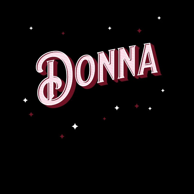 Personalized Donna name
