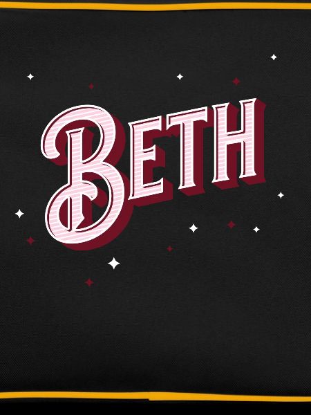 Personalized Beth name