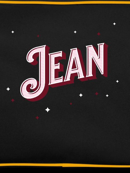 Jean name personalized