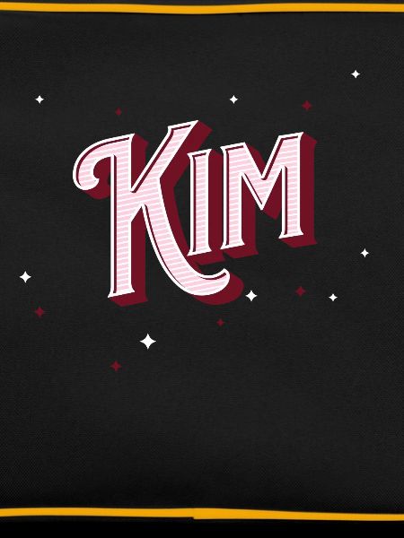 Personalized Kim name