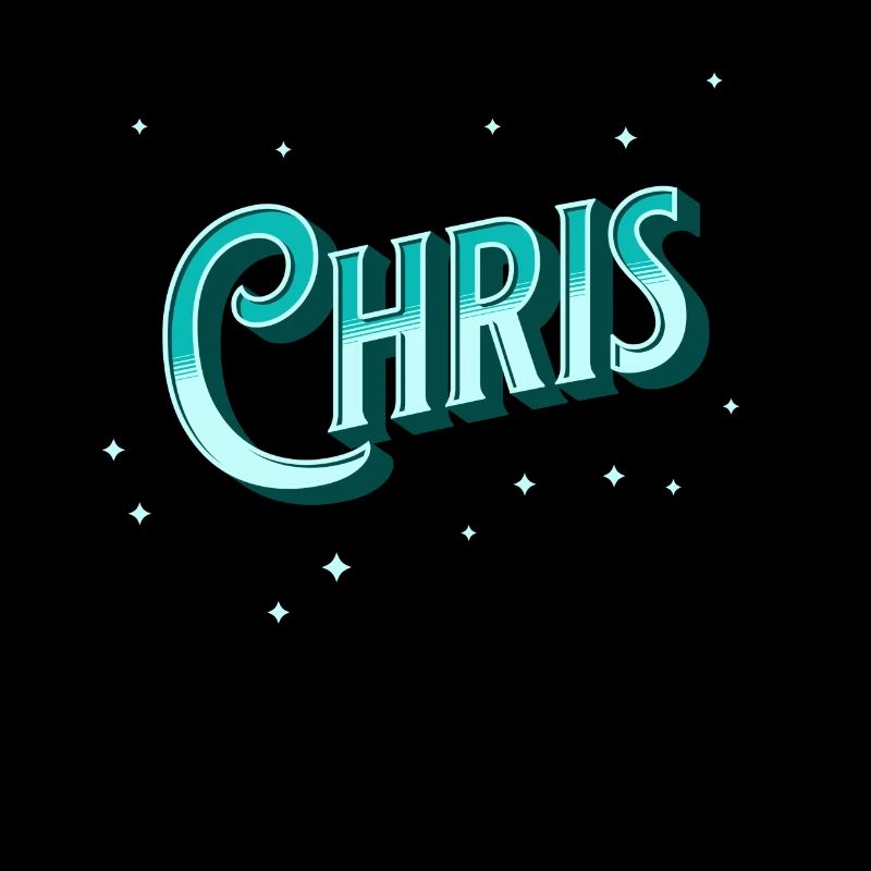 Chris' name personalized