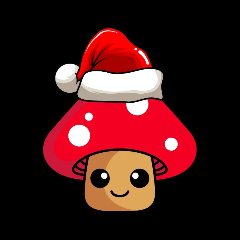 Champignon Noël Comic Noël