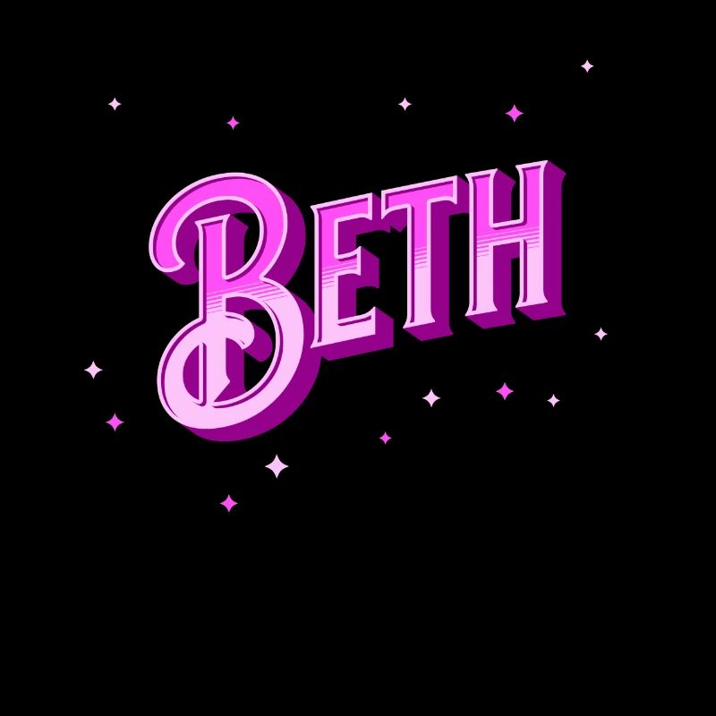 Beth name personalized