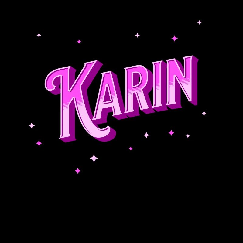 Karin's name personalized