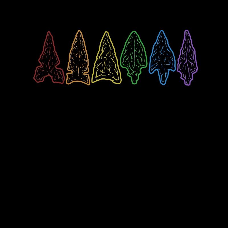 Pointes de flèches LGBT Conseils de chasse arc-en-ciel Pointes de flèches