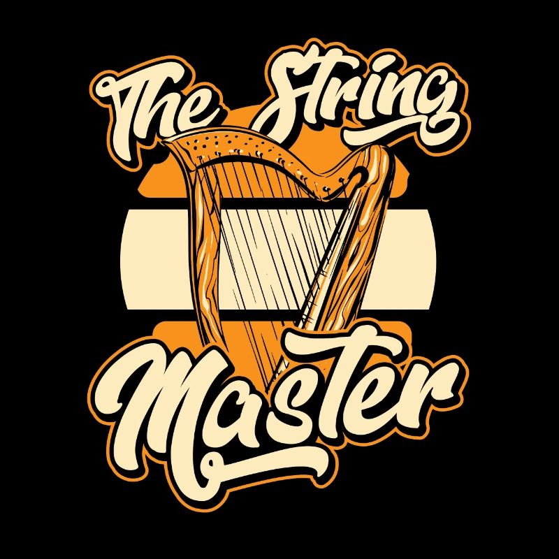 The String Master Harp Concert Harp Harpist