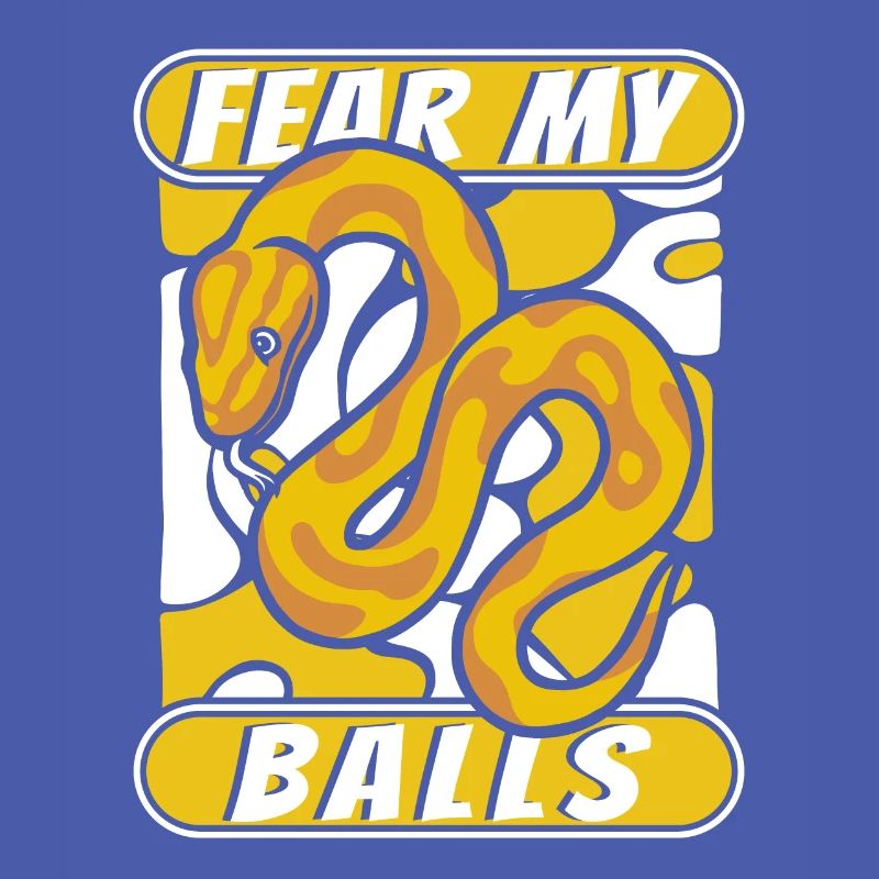 Fear My Balls Python Schlange Banana Ball Python