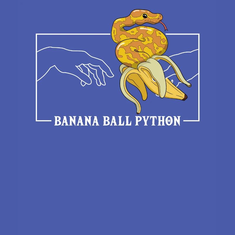 Michelangelo Création d’Adam Banana Ball Python