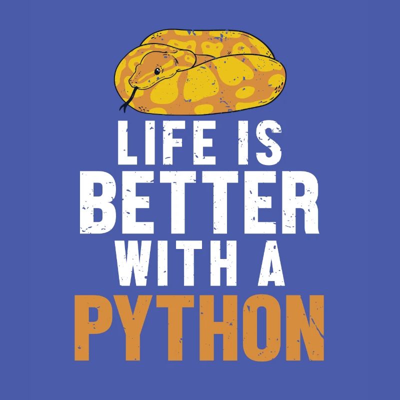 La vie est meilleure avec une boule de banane serpent Python