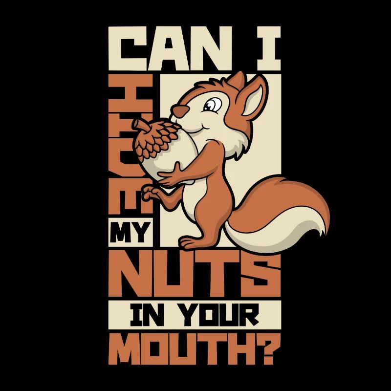Cache mes noix dans ta bouche écureuil Eichhörnchen