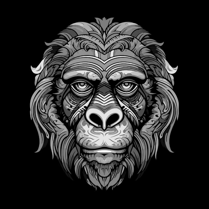 Portrait de gorille