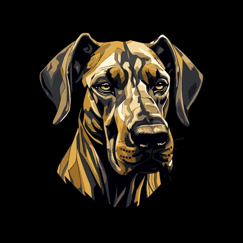 Great Dane Hund Kopf