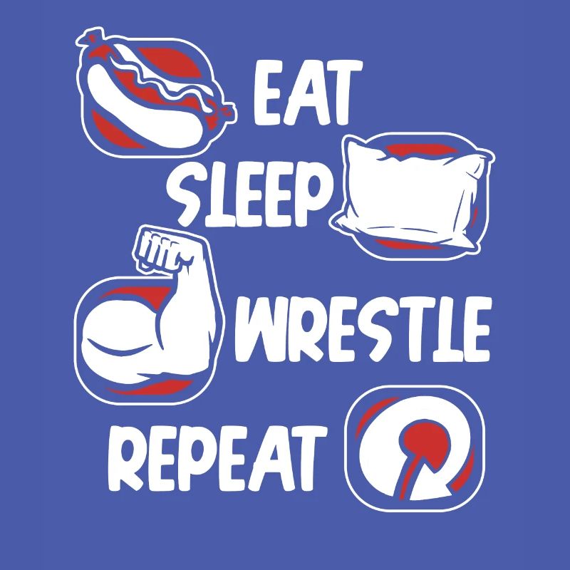 Eat Sleep Wrestle Repeat Techniques Exercise Arm