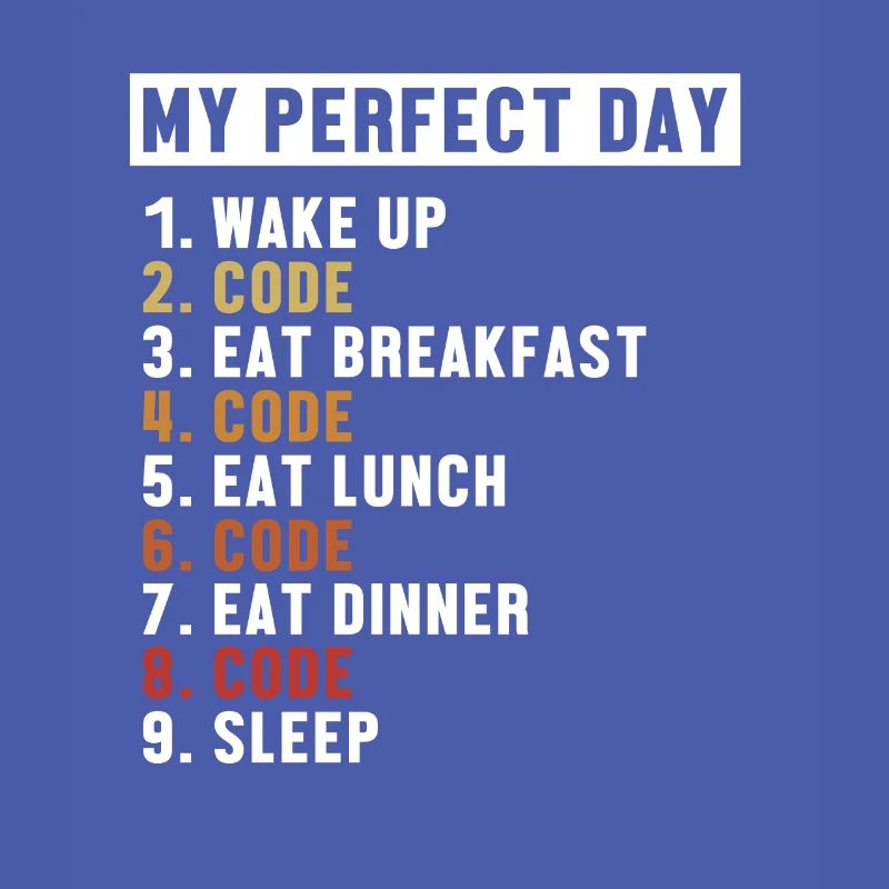 Coding Perfect Day Developer Software Engineer