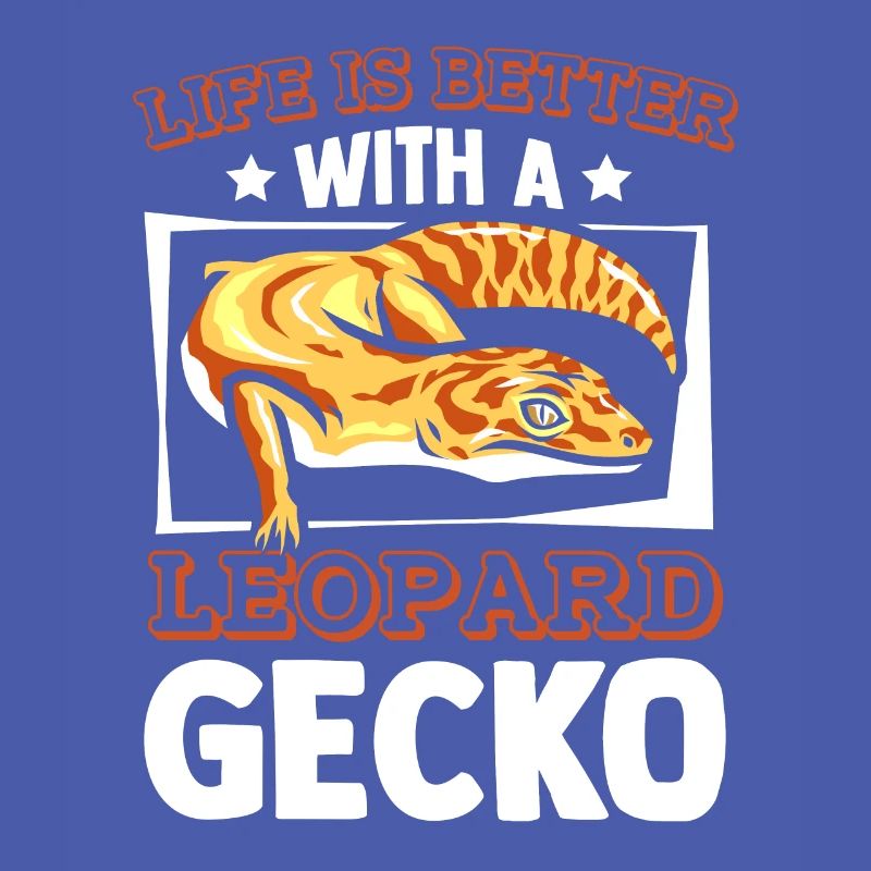 Das Leben ist besser mit einer Leopardgecko-Eidechse