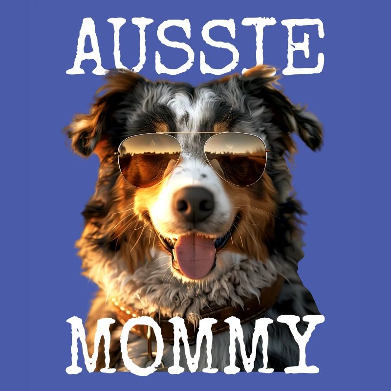 Aussie Mommy Muttertag Mom Australian Shepherd
