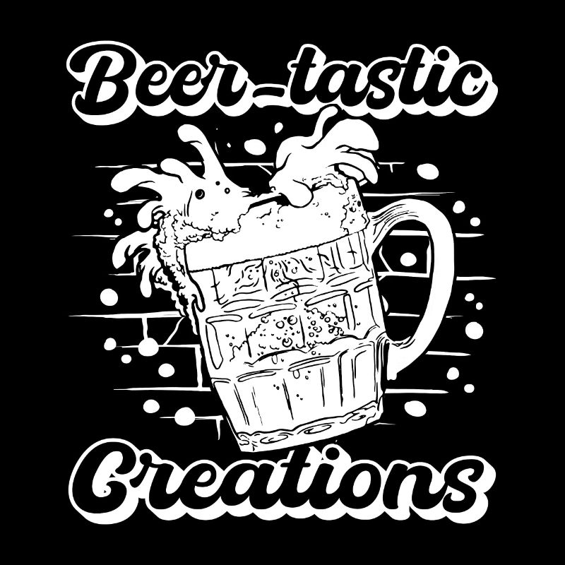 Funny Art Painter Beer-tastic Creations Drawing