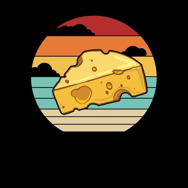 Retro Maker Queso Cheesemonger Lover Fromage Gouda