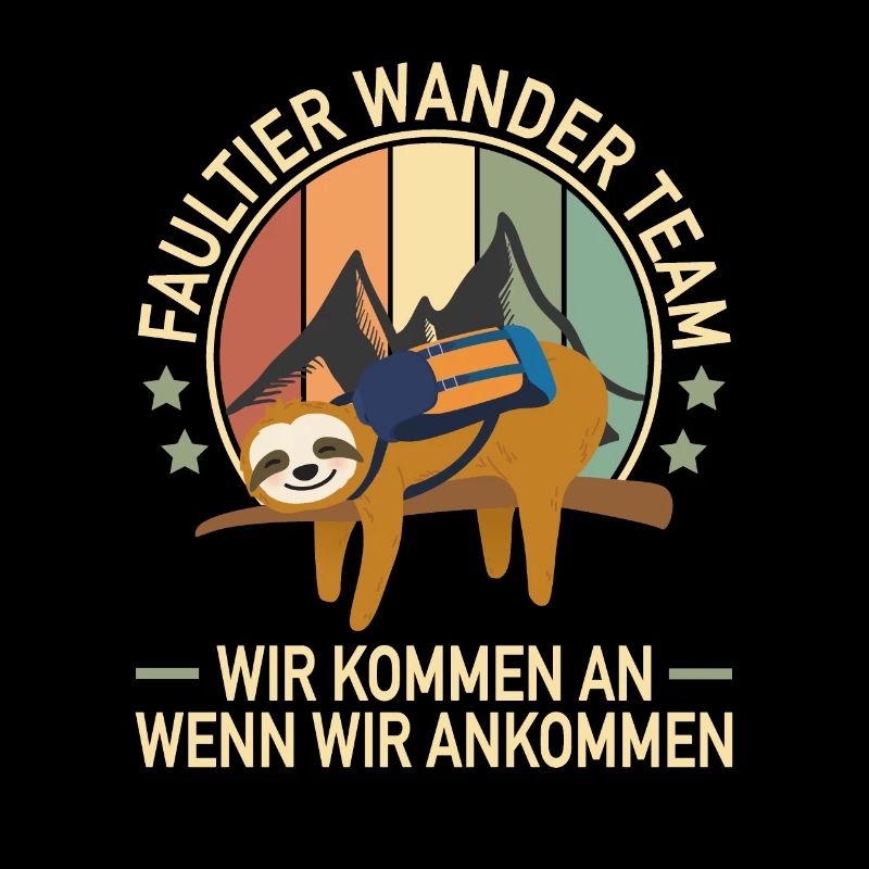Faultier Wander Team Wandergruppe Berg Wanderung