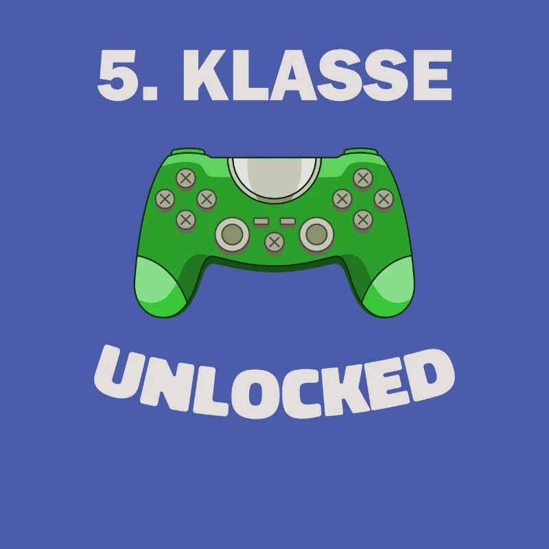 5. Klasse Gamer Deko Zocker Schule Kinder Geschenk