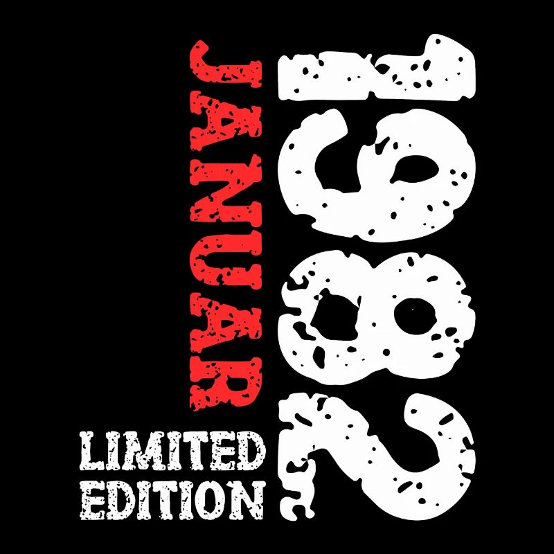 1982 janvier édition limitée déco tenue d’anniversaire