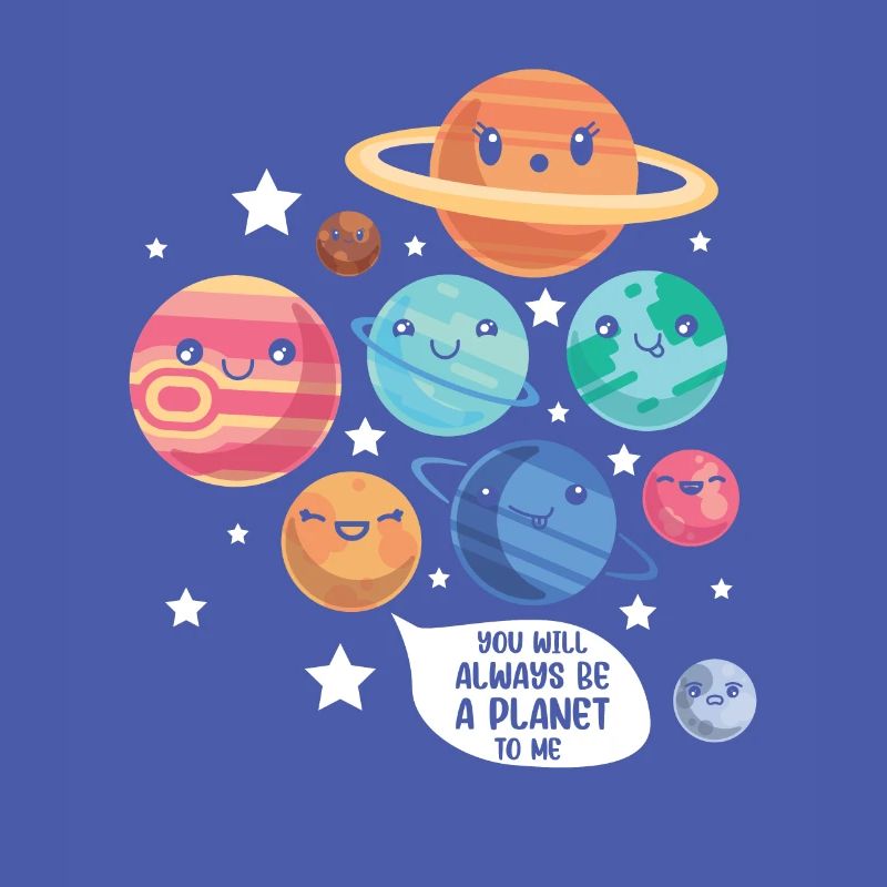 Pluto Planet Joke Funny Cosmonaut Galaxy Physicist