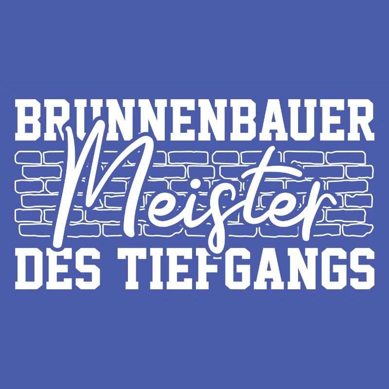 Construction de puits Maître de la profondeur Idée de constructeur de puits