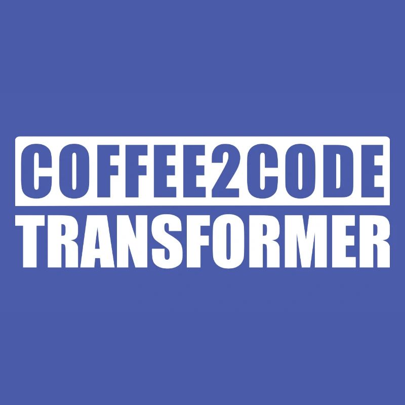Kaffee 2 Code Transformer Programmierer IT Shirt