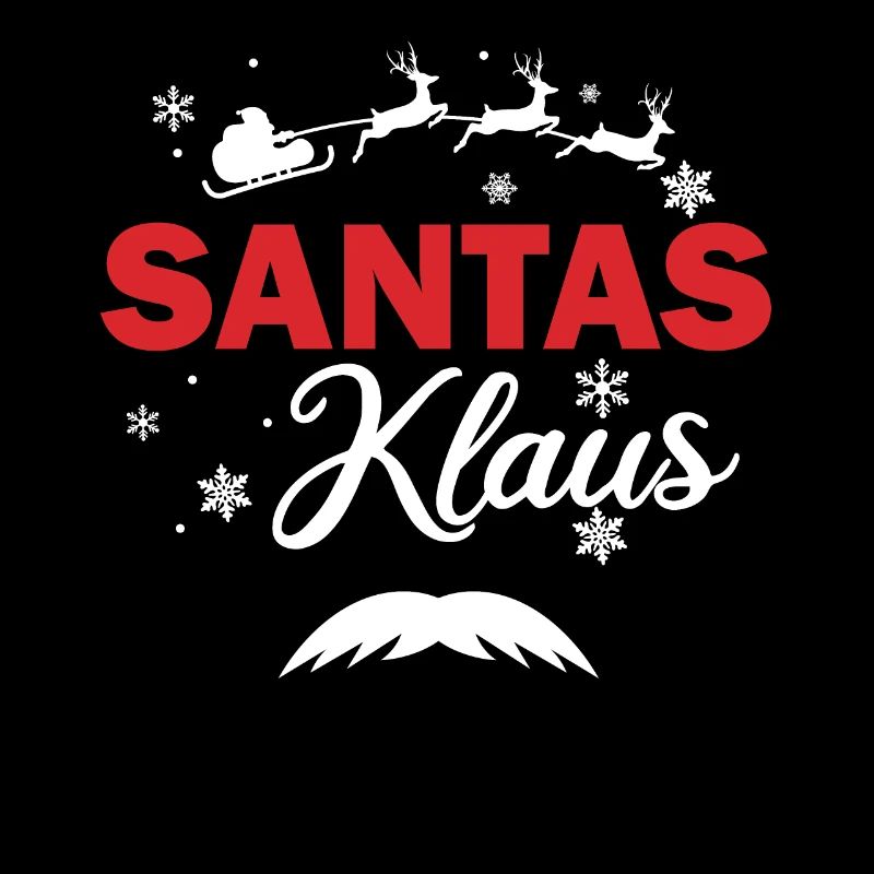 Santas Klaus, drôle de slogan de Noël