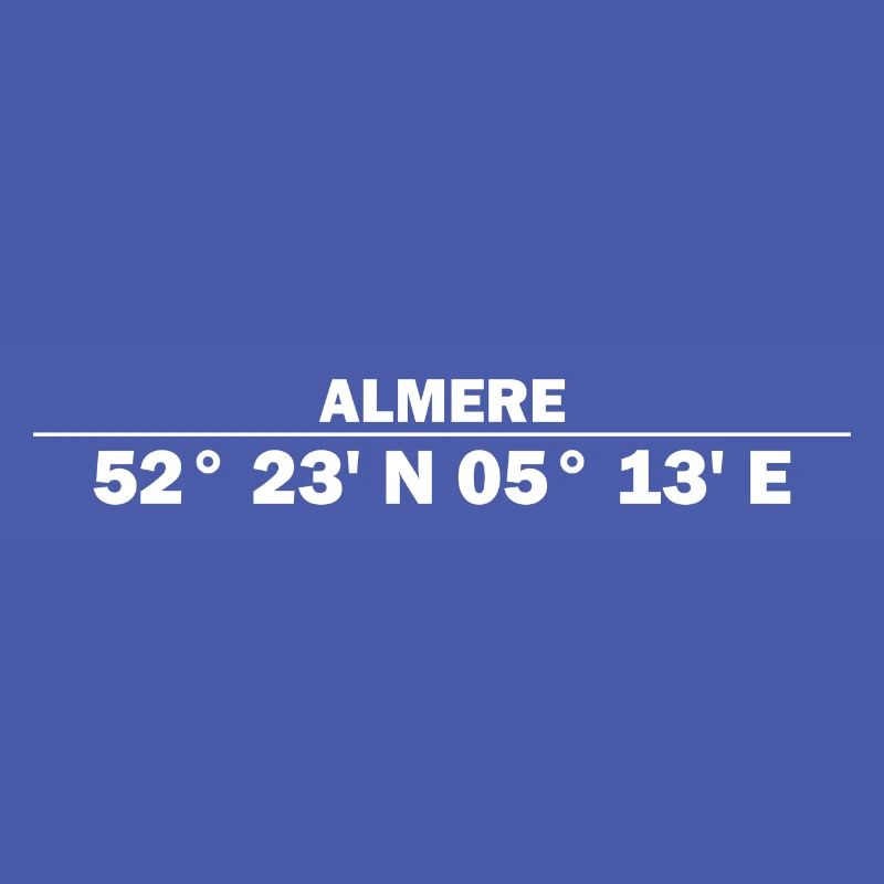 Coordonnées d’Almere
