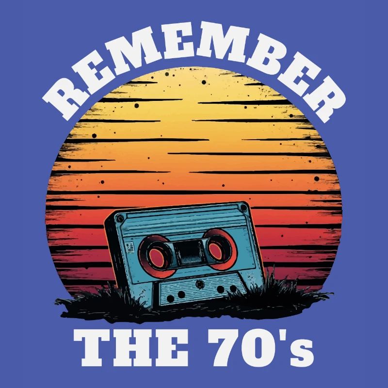 Retro Cassette Tape - Nostalgic 70s Vibes