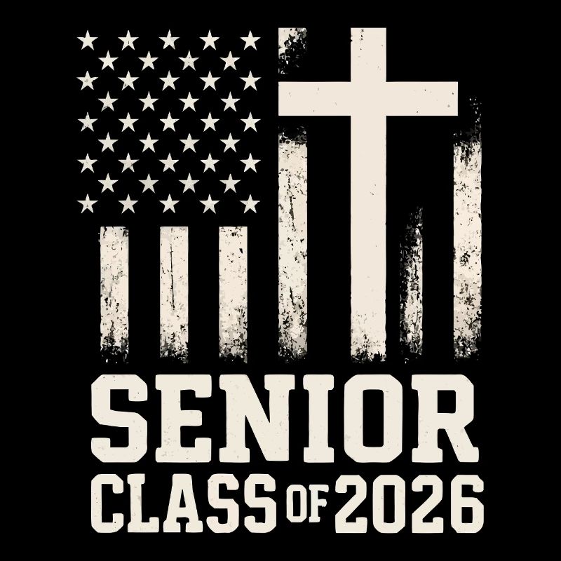 Senior 2026 Drapeau et Croix