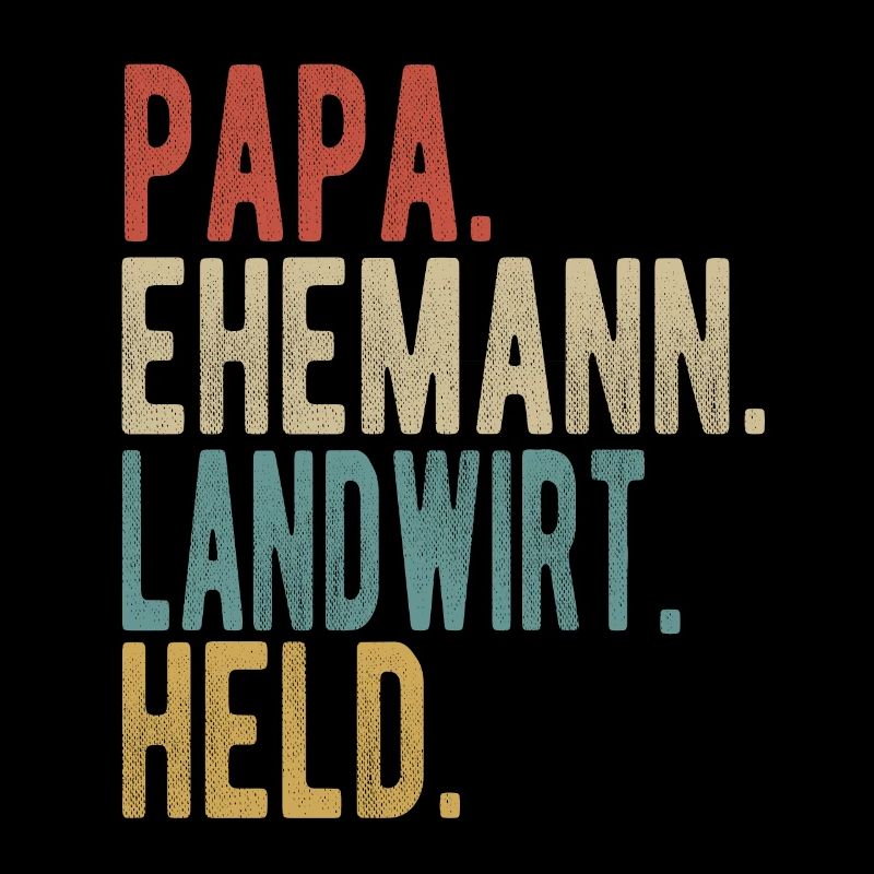 Landwirt Papa Ehemann Held