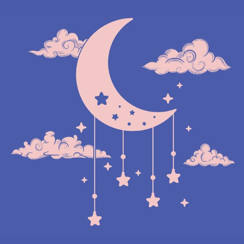 Cute Crescent Pastel Goth Moon