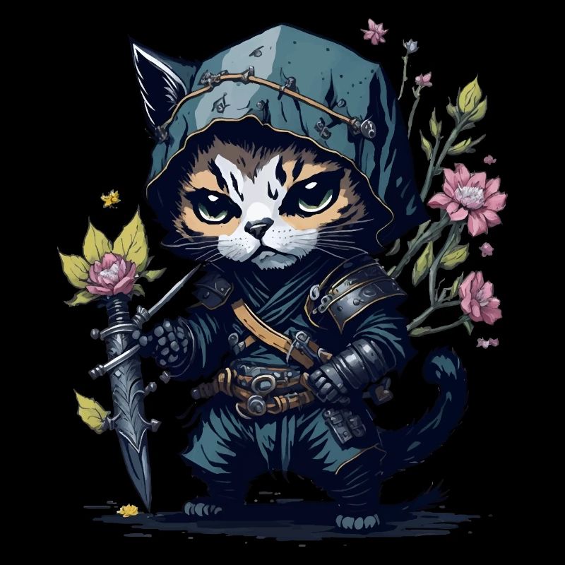 Le chat ninja – unique et intrépide